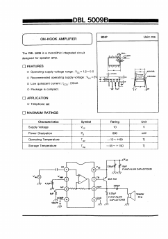 DBL5009B Datasheet PDF Daewoo Semiconductor