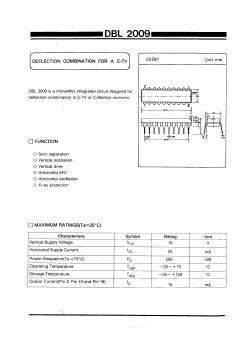 DBL2009 Datasheet PDF Daewoo Semiconductor