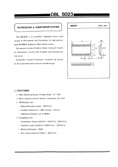 DBL5023 Datasheet PDF Daewoo Semiconductor