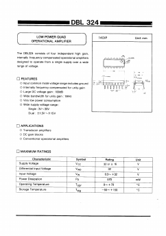 DBL324 Datasheet PDF Daewoo Semiconductor