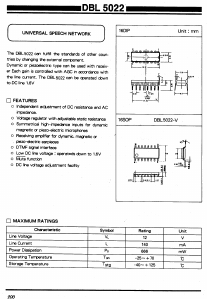 DBL5022-V Datasheet PDF Daewoo Semiconductor