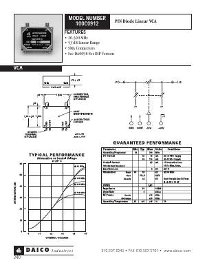 100C0912 Datasheet PDF DAICO Industries