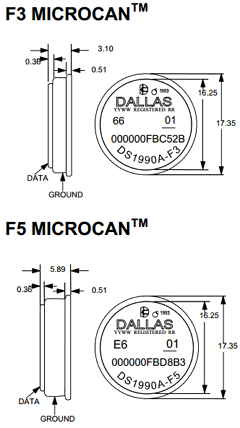 DS1990A-F3 Datasheet PDF Dallas Semiconductor -> Maxim Integrated
