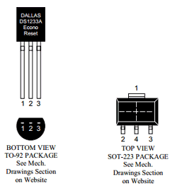 DS1233A-10 Datasheet PDF Dallas Semiconductor -> Maxim Integrated
