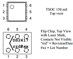 DS2417 Datasheet PDF Dallas Semiconductor -> Maxim Integrated