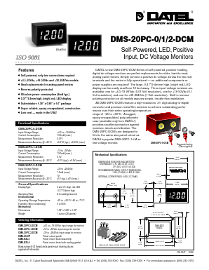 DMS-20PC-0-DCM Datasheet PDF  DATEL Data Acquisition products 