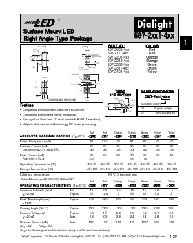 597-2002-407 Datasheet PDF Dialight Corporation