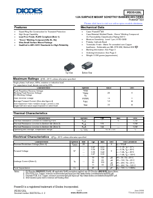 PD3S120L-7 Datasheet PDF Diodes Incorporated.