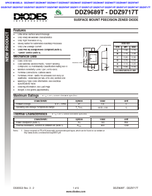 DDZ9705T Datasheet PDF Diodes Incorporated.