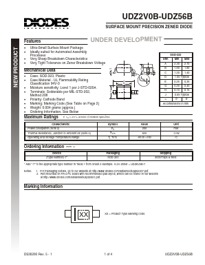 UDZ51B-7 Datasheet PDF Diodes Incorporated.