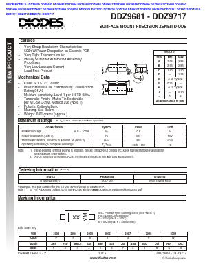 DDZ9705-7 Datasheet PDF Diodes Incorporated.