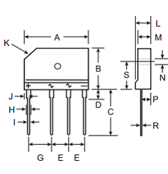 GBJ2001-F Datasheet PDF Diodes Incorporated.