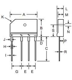 GBJ801-F Datasheet PDF Diodes Incorporated.
