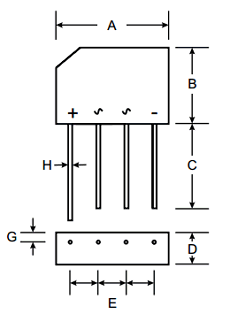 PBL406 Datasheet PDF Diodes Incorporated.