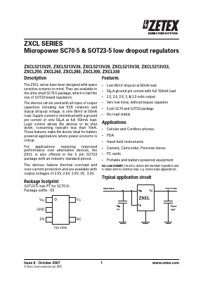 ZXCL260 Datasheet PDF Diodes Incorporated.