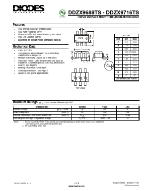 DDZX9690TS-7 Datasheet PDF Diodes Incorporated.