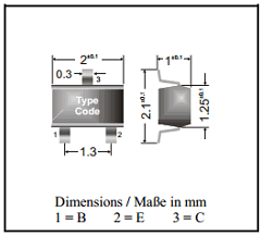 BC807-25W Datasheet PDF Diotec Semiconductor Germany 