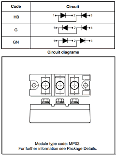 MP02GN130-18 Datasheet PDF Dynex Semiconductor