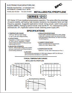 1206TC-3-0.1-1-01 Datasheet PDF Electronic Film Capacitors, Inc.
