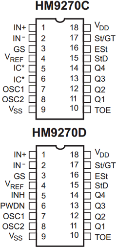HM9270D Datasheet PDF ELAN Microelectronics
