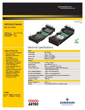 ALO10M48-S Datasheet PDF Emerson Network Power