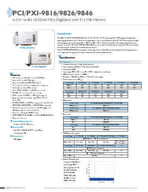 PCI-9816 Datasheet PDF ETC