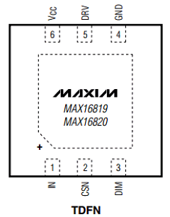 MAX16819ATT-T Datasheet PDF ETC