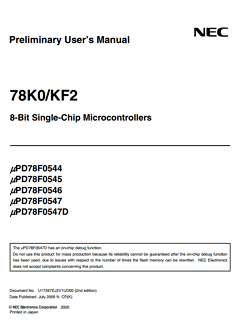 UPD78F0547DGK(T)-8EU-A Datasheet PDF ETC