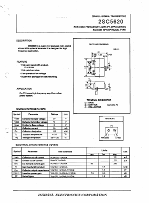 2SC5620 Datasheet PDF ETC