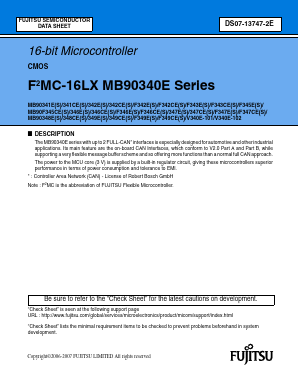 MB90F345E Datasheet PDF ETC