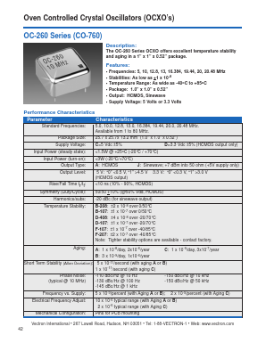 OC-260-DJB-107CA-20 Datasheet PDF ETC