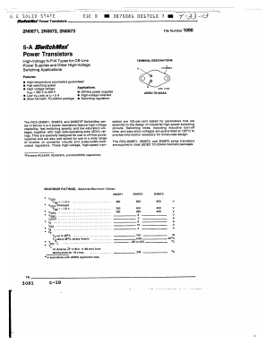 2N6672 Datasheet PDF ETC
