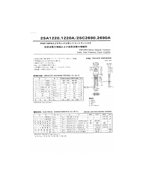 2SA1220 Datasheet PDF ETC