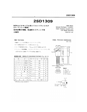 2SD1309 Datasheet PDF ETC