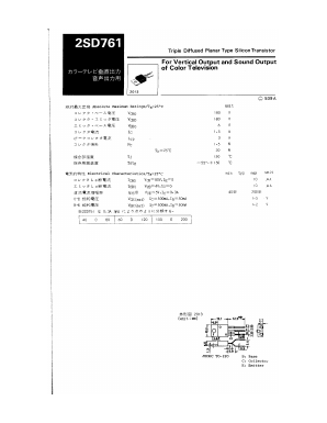 2SD761 Datasheet PDF ETC