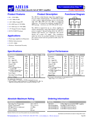 AH118-89 Datasheet PDF ETC