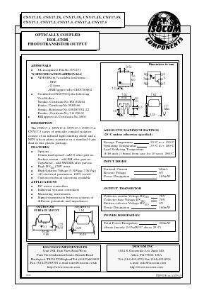 CNY17-1X Datasheet PDF ETC
