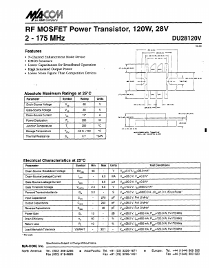 DU28120V Datasheet PDF ETC
