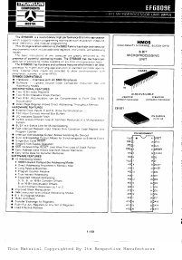 EF6809ECMG/B Datasheet PDF ETC