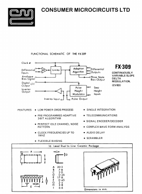 FX-309 Datasheet PDF ETC