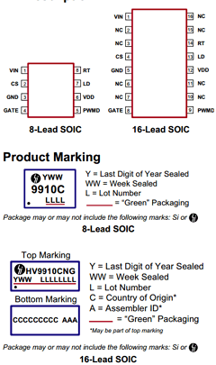 HV9910CNG Datasheet PDF ETC