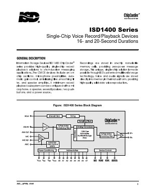 ISD1420PI Datasheet PDF ETC