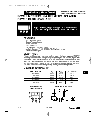 OM6057SB Datasheet PDF ETC