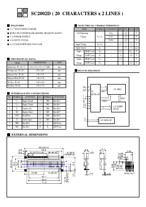 SC2002D Datasheet PDF ETC