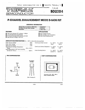 SD2204 Datasheet PDF ETC