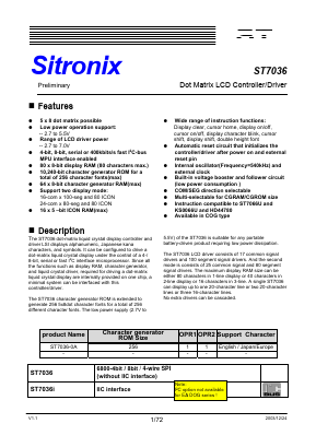 ST7036-0A Datasheet PDF ETC