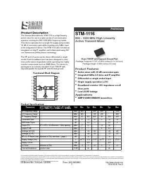 STM-1116 Datasheet PDF ETC