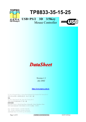 TP8825BP Datasheet PDF ETC