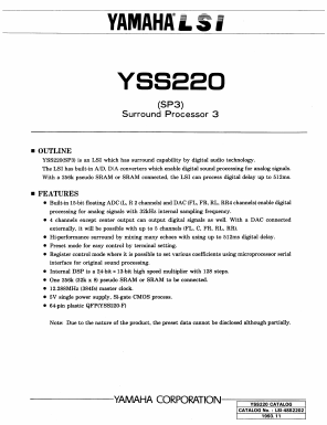 YSS220 Datasheet PDF ETC