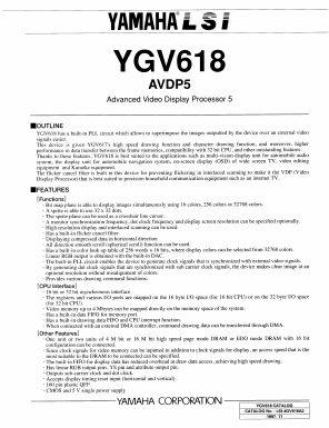 YGV618 Datasheet PDF ETC